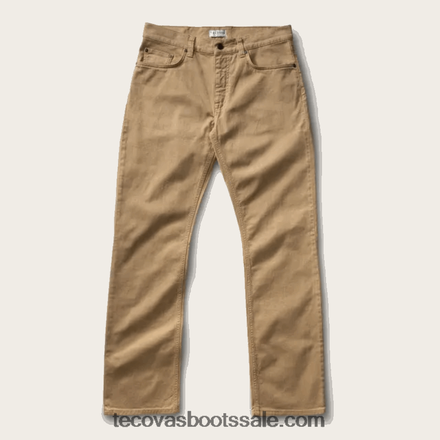 Tecovas HXZDP64 Heren comfortjeans met vijf zakken zand