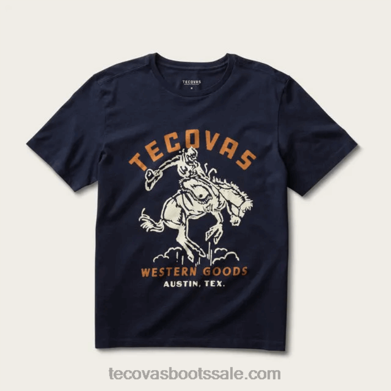 Tecovas round-up tee Heren schemering L46LF37