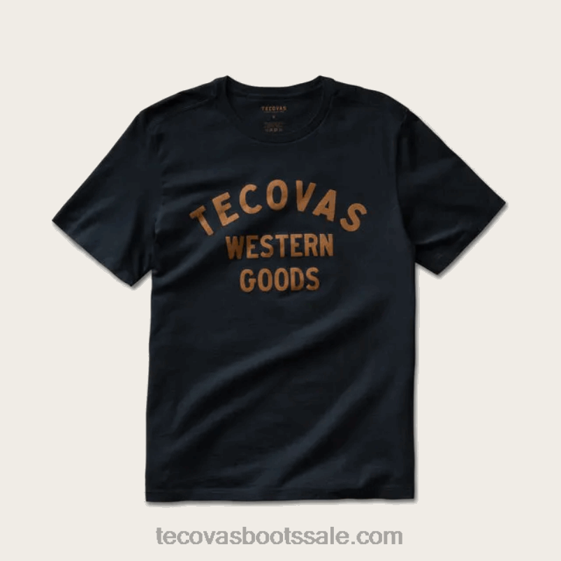 Tecovas westerse goederen tee Heren zwart goud L46LF15