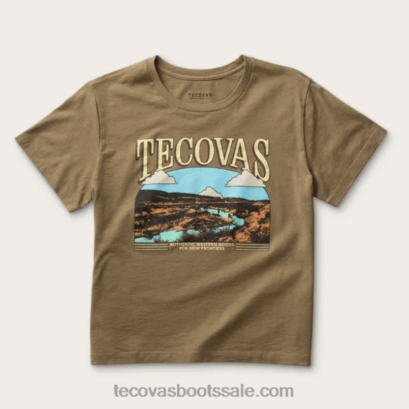 Tecovas creekside T-shirt voor dameskappertjes L46LF165